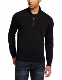 Kenneth Cole Men's Half Zip Mock Neck Sweater Kenneth Cole Men's Half Zip Mock Neck Sweater