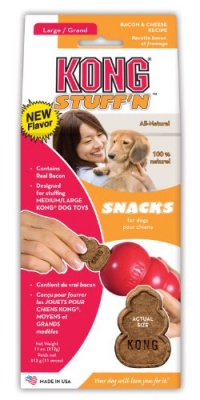 KONG Large 11-Ounce Stuff'N Bacon and Cheese Snacks KONG Large 11-Ounce Stuff'N Bacon and Cheese Snacks