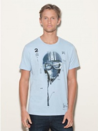 GUESS Moto Helmet Basic Crewneck Tee GUESS Moto Helmet Basic Crewneck Tee