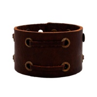 Distressed Vintage ITALIAN Leather Bracelet Unisex 7BR Distressed Vintage ITALIAN Leather Bracelet Unisex 7BR