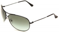 Ray-Ban RB3293 002/8E63 Aviator Sunglasses,Black Frame/Green Gradient Lens,One Size Ray-Ban RB3293 002/8E63 Aviator Sunglasses,Black Frame/Green Gradient Lens,One Size