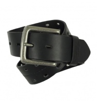 American Rag Mens Wide Hole Punched Leather Belt Belt - Style 11RG1203 American Rag Mens Wide Hole Punched Leather Belt Belt - Style 11RG1203
