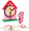 LEGO Girls' 9005039 Time Teacher Set with Mini-Figure Link Watch, Constructible Clock, and Activity Cards