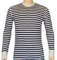 Lucky Brand Jeans Men's Striped Thermal Shirt Navy Lucky Brand Jeans Men's Striped Thermal Shirt Navy