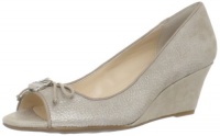 Calvin Klein Women's Olita Dusty Tumbled Wedge Pump,Light Taupe,7.5 M US