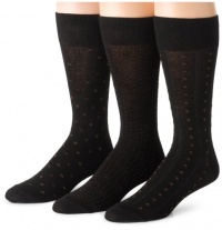 Nautica Men's 3-Pack Fancy Pattern Sock,Brown,8 to 12 Nautica Men's 3-Pack Fancy Pattern Sock,Brown,8 to 12