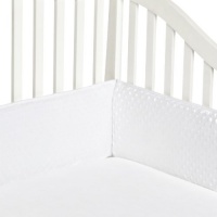 Carters Super Soft Bumper, White Carters Super Soft Bumper, White