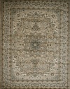 Beige Traditional Isfahan Wool Persian Area Rugs 9'2 x 12'6