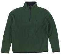 Nautica Men's Solid Quarter Zip Nautex Fleece Pullover Jacket (Green) (Medium) Nautica Men's Solid Quarter Zip Nautex Fleece Pullover Jacket (Green) (Medium)