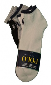Polo Ralph Lauren Men's Low Cut Sport Socks (3 pair) 6-12 Polo Ralph Lauren Men's Low Cut Sport Socks (3 pair) 6-12
