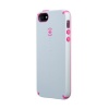 Speck Products SPK-A0479 CandyShell Case for iPhone 5 - Retail Packaging - Pebble Grey/Raspberry Pink