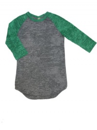 YogaColors Unisex Emoticon Burnout Baseball 3/4 Sleeve Raglan T-shirt YogaColors Unisex Emoticon Burnout Baseball 3/4 Sleeve Raglan T-shirt