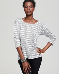 The fall scoop on this stylish sweater is that its incredibly soft, a little sparkly and looks great over denim. The fall scoop on this stylish sweater is that its incredibly soft, a little sparkly and looks great over denim.