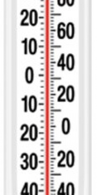 Springfield 90111 Large 15 inch Big and Bold Vertical Thermometer F and C Scales Springfield 90111 Large 15 inch Big and Bold Vertical Thermometer F and C Scales