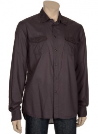 Hugo Boss Mens Dark Gray Dress Shirt Large L Elan Long Sleeves Hugo Boss Mens Dark Gray Dress Shirt Large L Elan Long Sleeves