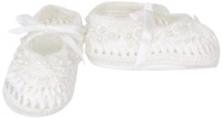 Country Kids Baby-Girls Infant Pearl Ribbon Shoe, White, 0-6 Months Country Kids Baby-Girls Infant Pearl Ribbon Shoe, White, 0-6 Months