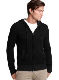 Vince Mens Charcoal Wool Hoody Sweater Hoodie X-Large Long Sleeves XL