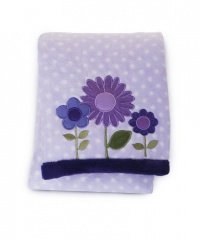 Carter's Easy Printed Embroidered Boa Blanket, Lilac Floral Carter's Easy Printed Embroidered Boa Blanket, Lilac Floral