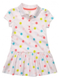 Carter's Girls 3-24 Months Print Polo Dress (3 Months, Polka-Dots) Carter's Girls 3-24 Months Print Polo Dress (3 Months, Polka-Dots)