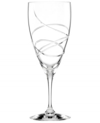 A fanciful cut pattern contrasts the timeless form of this Adorn iced beverage glass from the Lenox crystal stemware collection. A fanciful cut pattern contrasts the timeless form of this Adorn iced beverage glass from the Lenox crystal stemware collection.