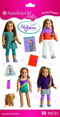 American Girl Crafts Stacked Stickers, 2012 Girl of the Year McKenna American Girl Crafts Stacked Stickers, 2012 Girl of the Year McKenna