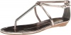 DV by Dolce Vita Women's Archer Sandal,Dark Silver Flash,7.5 M US