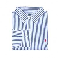 Ralph Lauren Men Classic Fit Striped Pony Logo Shirt Ralph Lauren Men Classic Fit Striped Pony Logo Shirt