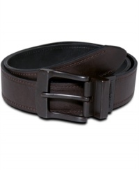 The best of both worlds. This reversible belt from Levi's keeps all of your combinations together.