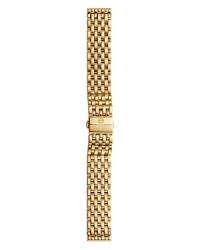 A languid 7-link bracelet from Michele, with snap closure. A languid 7-link bracelet from Michele, with snap closure.