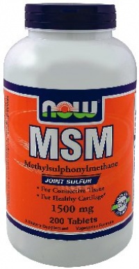NOW Foods MSM 1500mg 200 Tablets NOW Foods MSM 1500mg 200 Tablets