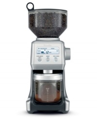 Start the day off smart! Trust in the IQ of this coffee grinder-automatically calibrating every blend every time the settings are adjusted for a custom-made cup that aces the test. With 25 grind settings, this grinder caters to your tastes and brings the best flavor out in every blend. 1-year warranty. Model BCG800XL. Start the day off smart! Trust in the IQ of this coffee grinder-automatically calibrating every blend every time the settings are adjusted for a custom-made cup that aces the test. With 25 grind settings, this grinder caters to your tastes and brings the best flavor out in every blend. 1-year warranty. Model BCG800XL.