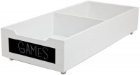 Homz Long Underbed Storage, White Homz Long Underbed Storage, White