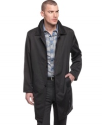 Don't let the weather stop you. This raincoat from London Fog is ready to handle any storm. Don't let the weather stop you. This raincoat from London Fog is ready to handle any storm.