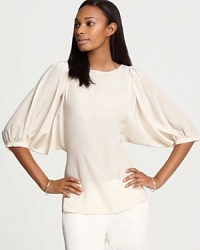 For a truly feminine office look, opt for this dolman-sleeved top from Pippa. The creamy silk style pairs effortlessly with all of your slim trousers and pencil skirts. Exclusively at Bloomingdale's. For a truly feminine office look, opt for this dolman-sleeved top from Pippa. The creamy silk style pairs effortlessly with all of your slim trousers and pencil skirts. Exclusively at Bloomingdale's.