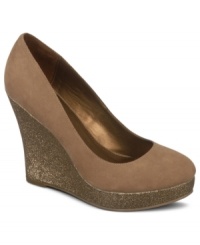 Style supreme. Fergalicious's Ultimate platform wedges put height and texture into your look in a subtle and sophisticated way. Style supreme. Fergalicious's Ultimate platform wedges put height and texture into your look in a subtle and sophisticated way.