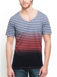 GUESS Bentley Striped V-Neck Tee GUESS Bentley Striped V-Neck Tee
