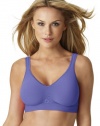 Bali Women's Comfort Revolution Smart Size Wirefree Bra 3484-L-Simply Purple Deco