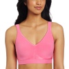 Bali Women's Comfort Revolution Wirefree Bra With Smart Sizes, Voluptuous Pink, Large