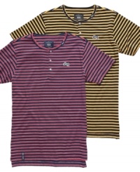 Get in line for great style. These henley's from LRG are perfect for your seasonal look. Get in line for great style. These henley's from LRG are perfect for your seasonal look.