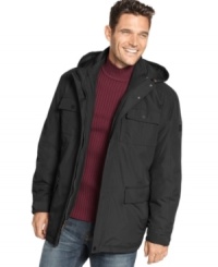 Get triple the mileage out of one stylish staple with Hawke & Co.'s 3-in-1 jacket, designed with sleek versatility that works for every season. Get triple the mileage out of one stylish staple with Hawke & Co.'s 3-in-1 jacket, designed with sleek versatility that works for every season.