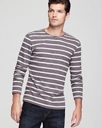 Shades of Grey Stripe Thermal Tee Shades of Grey Stripe Thermal Tee
