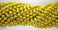 33 inch 07mm Round Metallic Gold Mardi Gras Beads - 6 Dozen (72 necklaces) 33 inch 07mm Round Metallic Gold Mardi Gras Beads - 6 Dozen (72 necklaces)