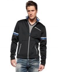 Gear up for the outdoors with this jacket from INC International Concepts. Gear up for the outdoors with this jacket from INC International Concepts.