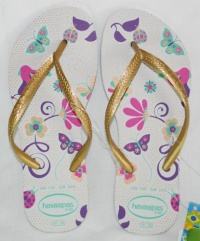 Havaianas Slim Garden Flip Flop (Toddler/Little Kid),White,25-26 BR (9-10 M US Toddler) Havaianas Slim Garden Flip Flop (Toddler/Little Kid),White,25-26 BR (9-10 M US Toddler)