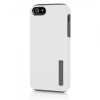 Incipio Dual PRO for iPhone 5 - Retail Packaging - Optical White / Charcoal Gray