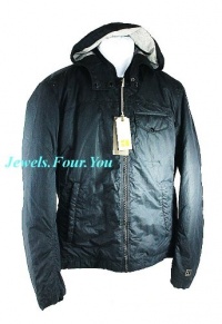 Hugo Boss Orange Omito-w Jacket & Hood Blue Slate Size 44R L Hugo Boss Orange Omito-w Jacket & Hood Blue Slate Size 44R L