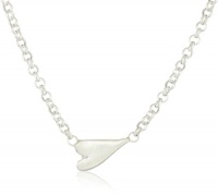 Dogeared Whispers Sterling Silver Heart Pendant Necklace, 18 Dogeared Whispers Sterling Silver Heart Pendant Necklace, 18
