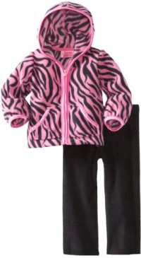 Young Hearts Baby-Girls Infant 2 Piece Zebra Print Polar Fleece Jacket Set Young Hearts Baby-Girls Infant 2 Piece Zebra Print Polar Fleece Jacket Set