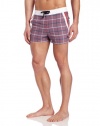 Original Penguin Men's Fixed Box Yarn Dyed Plaid Short