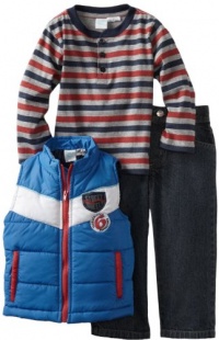 Baby Togs Baby-boys Infant Vest and Denim Pant Set